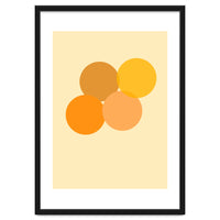 Orange circles abstract