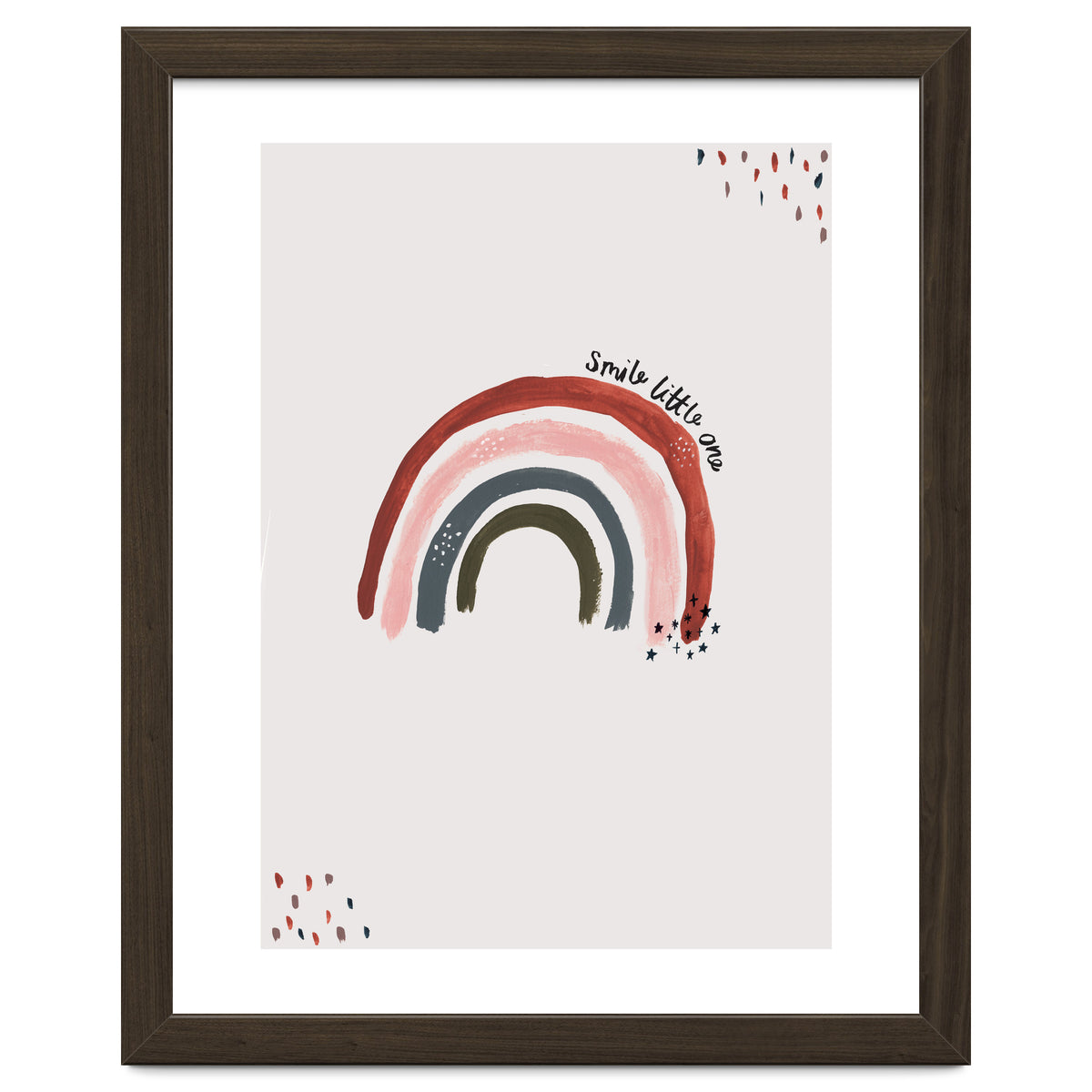 Smile Little One Rainbow Portrait