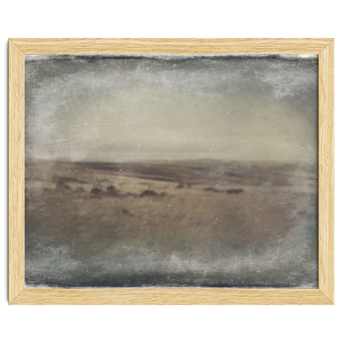 Bleak winter landscape of Saddleworth Moor