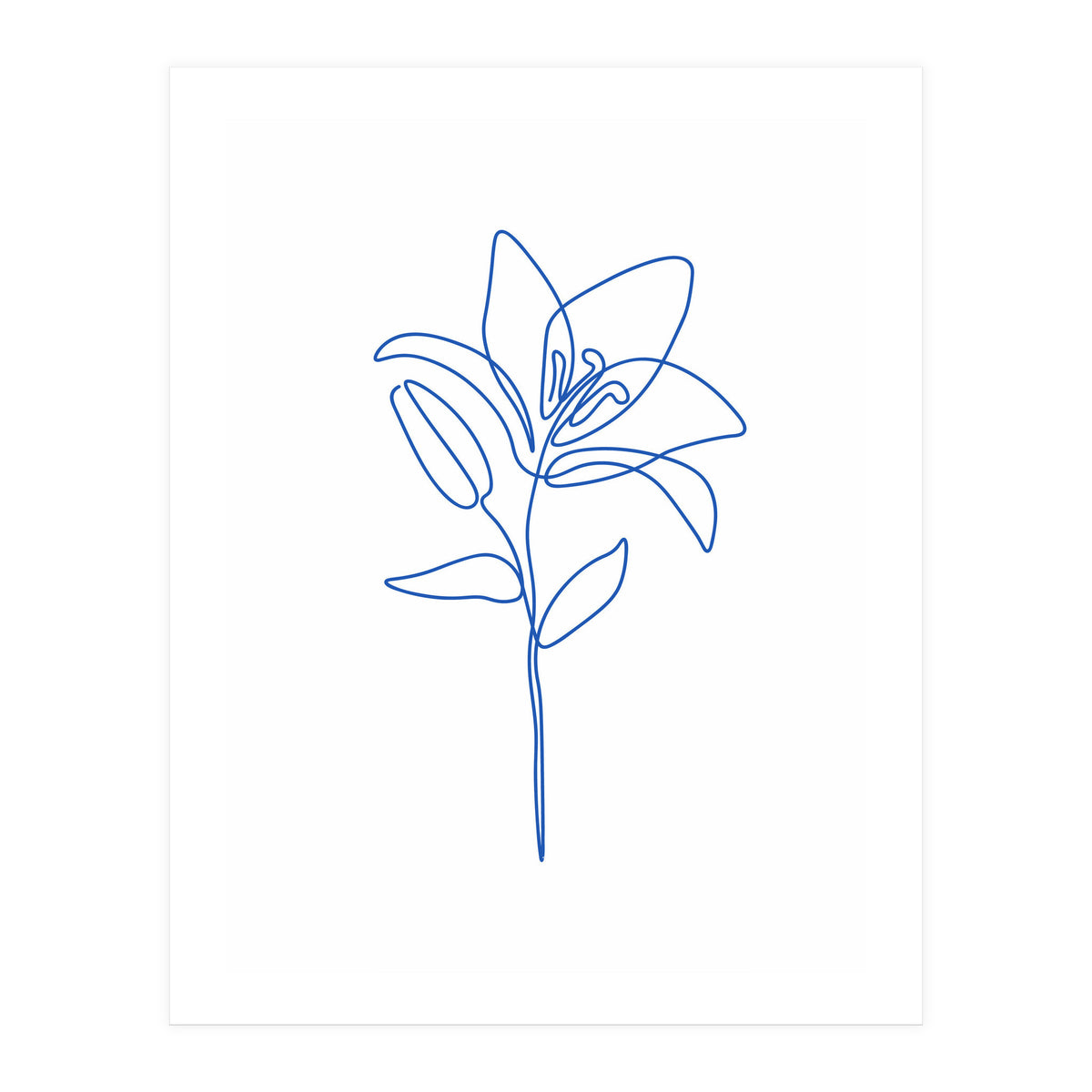 One Line Flower II (Print Only)