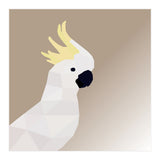Cockatoo Bird Low Poly Art (Print Only) thumbnail