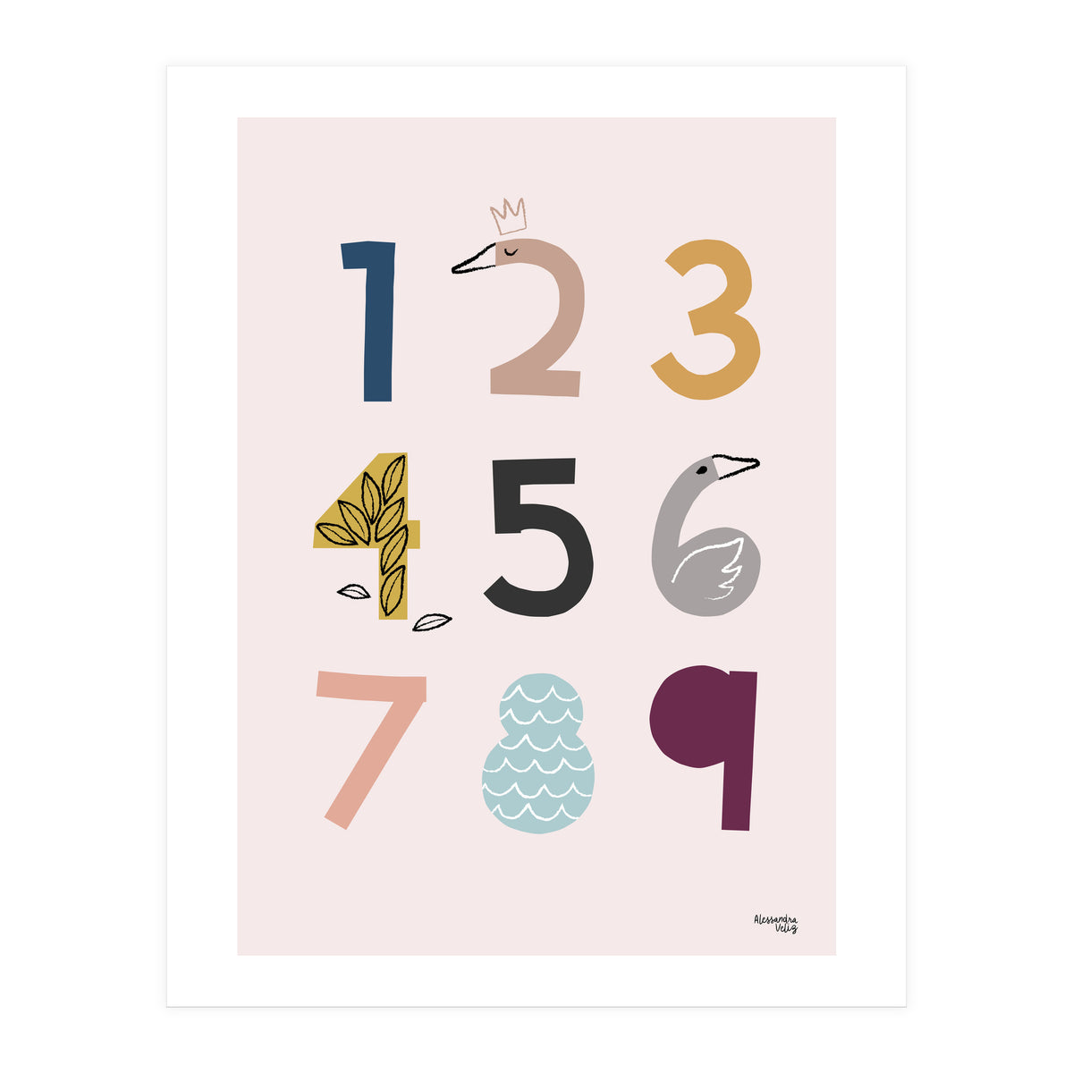 Numbers & Swans (Print Only)