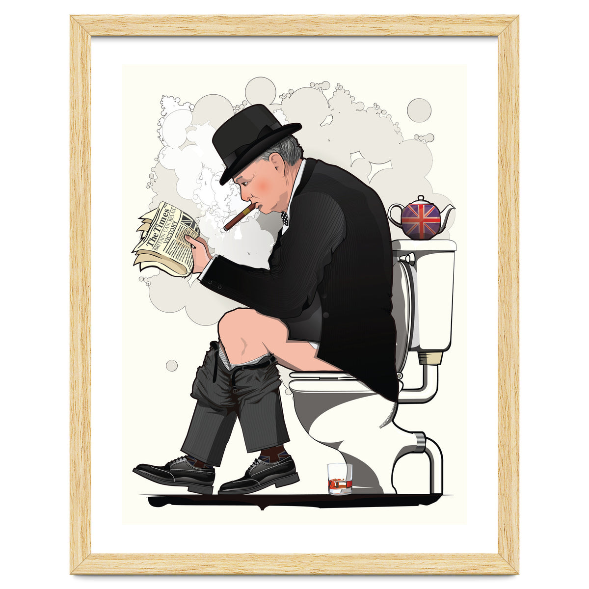 Churchill on the Toilet, Funny Bathroom Humour