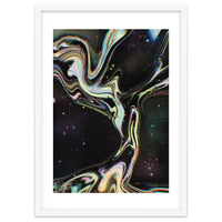 Glitch Black Space Nebula