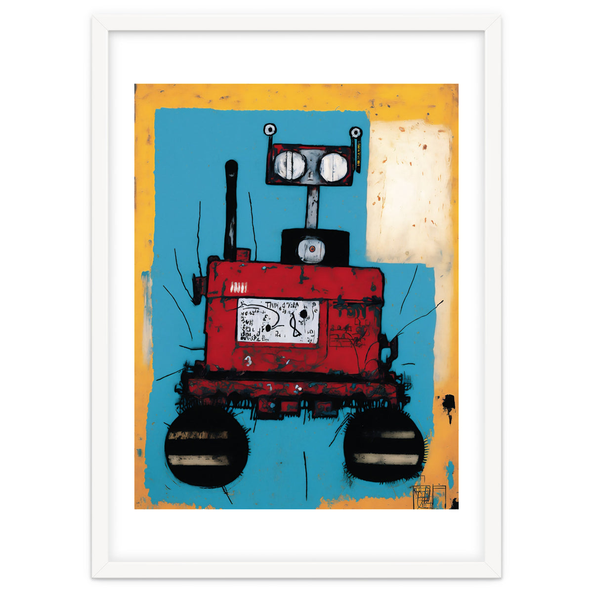 Robot Expressionist Painting