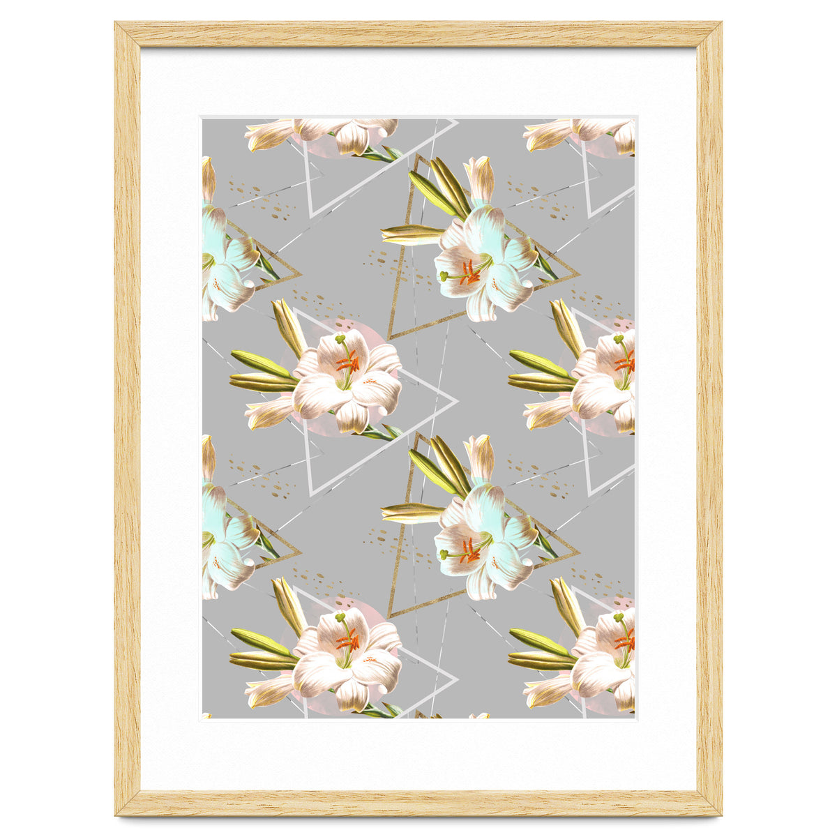 Botanical blooming with geometric 02