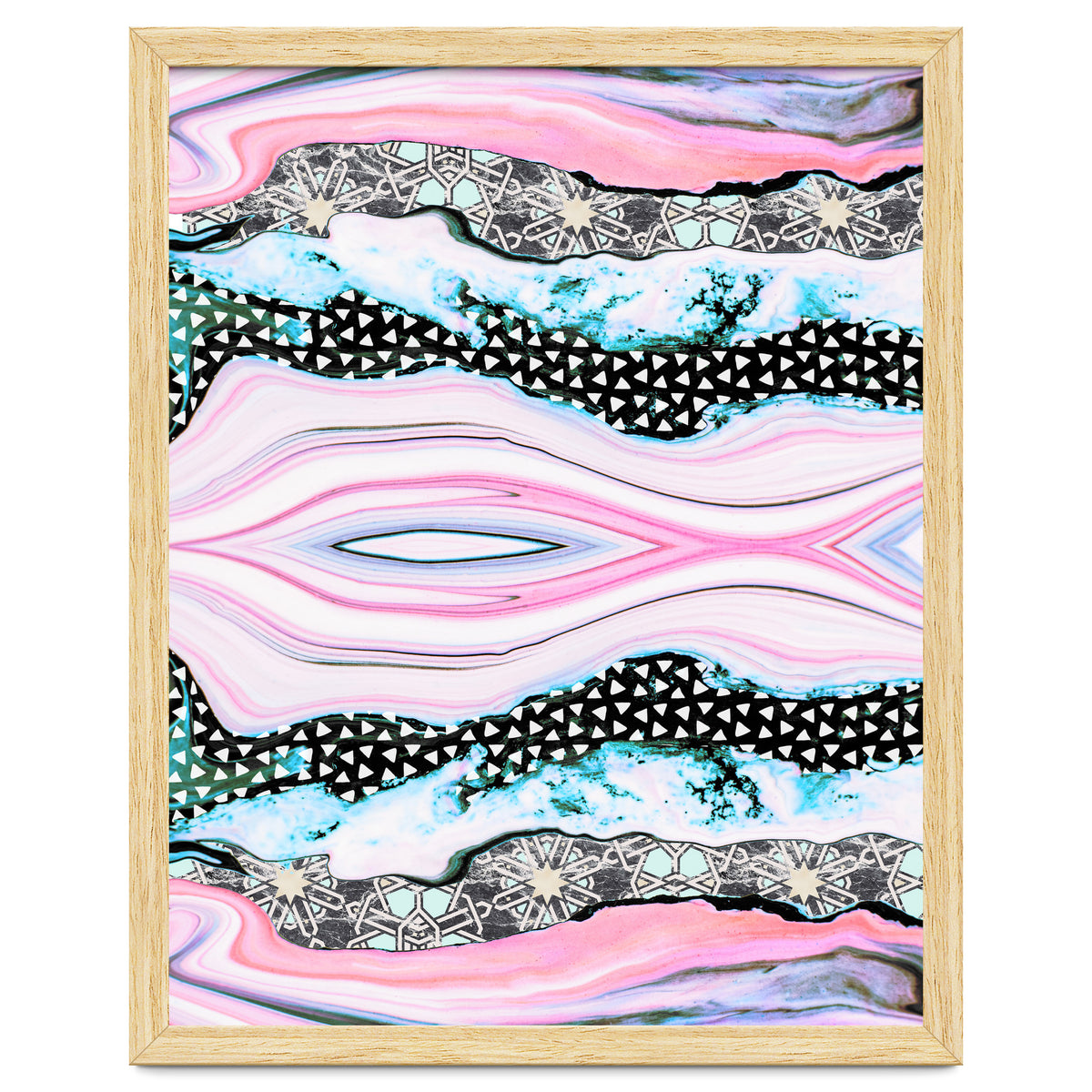 Abstract shapes of marble and patterns