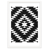 Urban Tribal Pattern No.14 - Aztec - Black Concrete