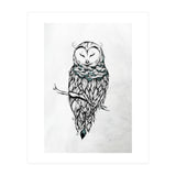 Poetic Snow Owl (Print Only) thumbnail