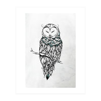 Poetic Snow Owl (Print Only)