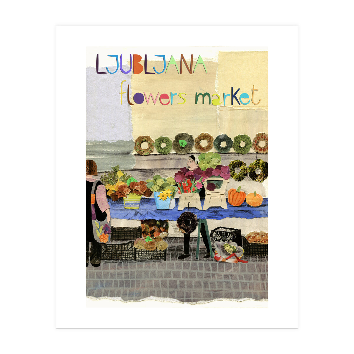 Flower Market (Print Only)