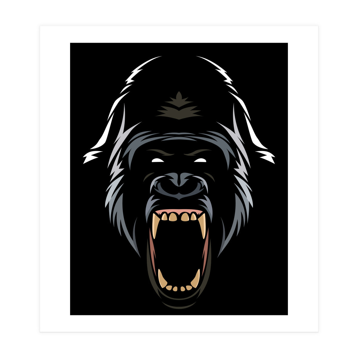 Gorilla Tribal (Print Only)