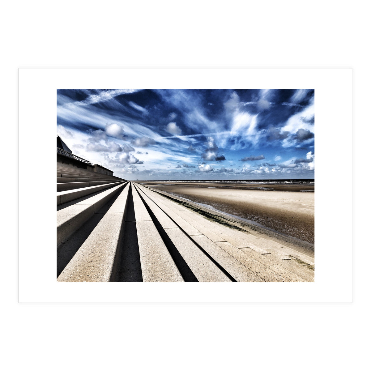 Blackpool Beachfront Img 9902 (Print Only)