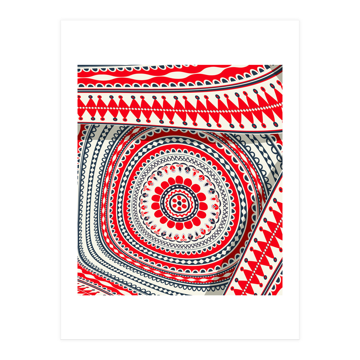 Romanian embroidery background 14 (Print Only)