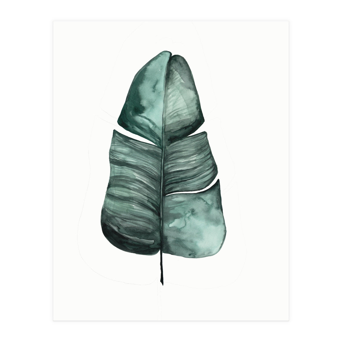 Botanical Illustration Banana Leaf (Print Only)