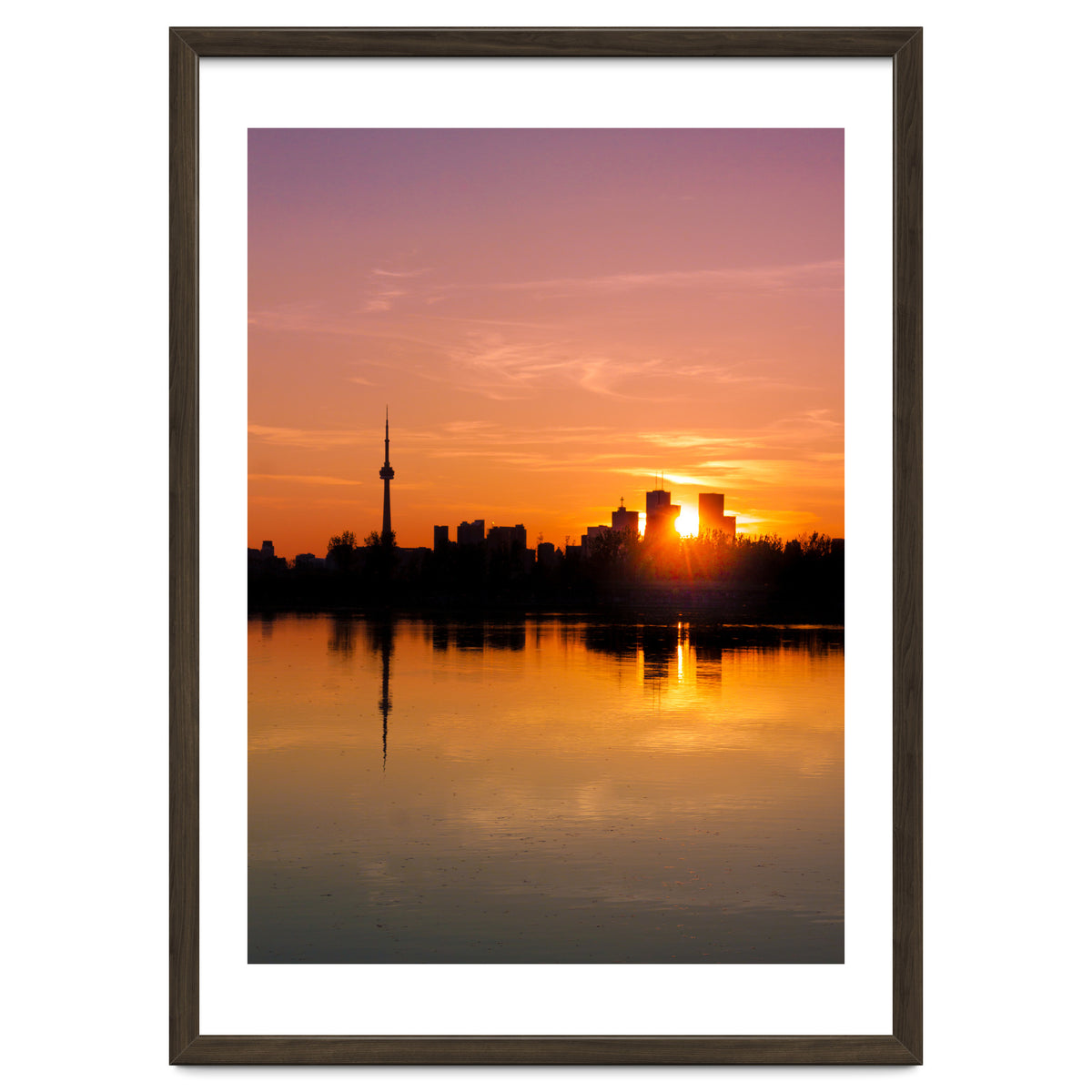 Leslie Street Spit Toronto Canada Sunset