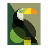 Mid Century Geometric Toucan (Print Only) thumbnail