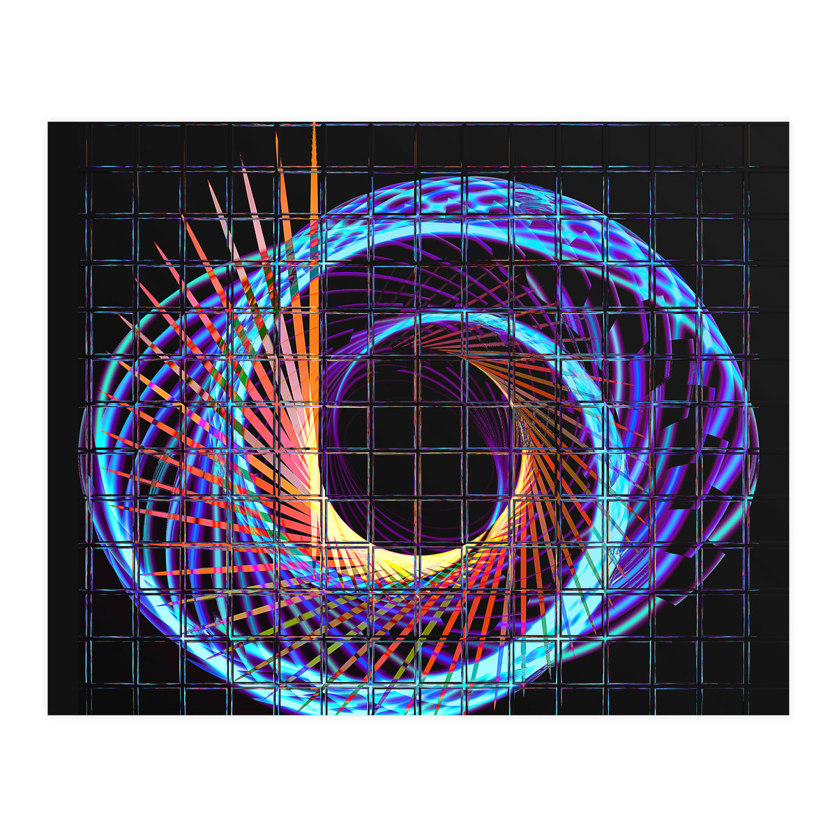 Illuminated helix #2 (Print Only)