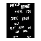 NEVER FORGET (Print Only) thumbnail