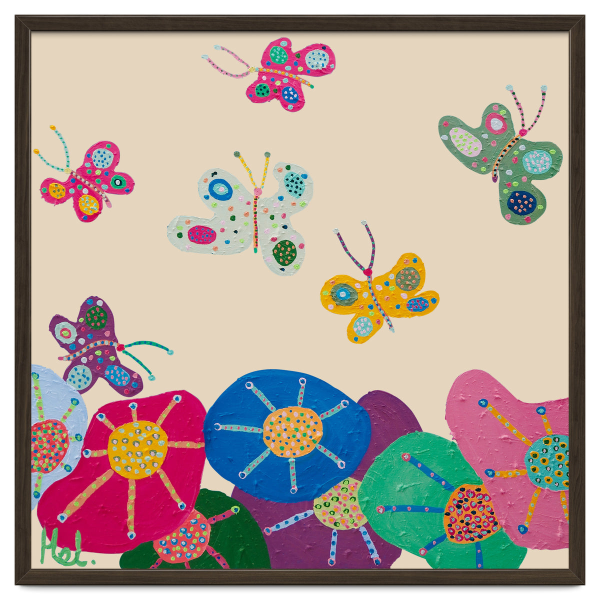 Butterflies Garden (pink)