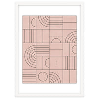 My Favorite Geometric Patterns No.20 - Pale Pink