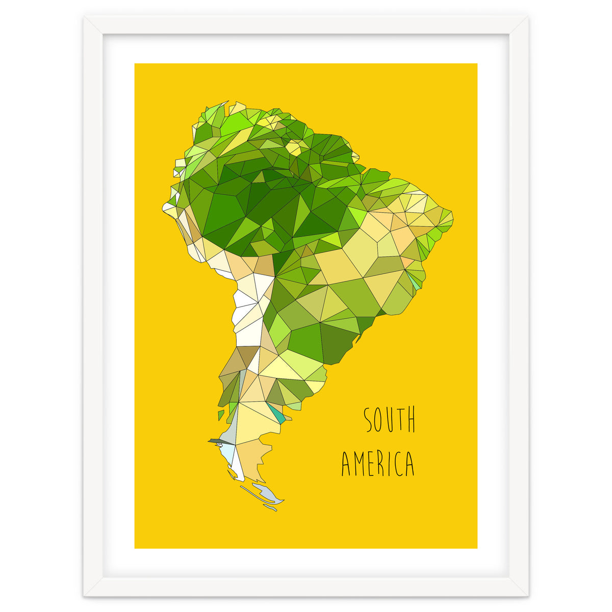 SOUTH AMERICA – Yellow