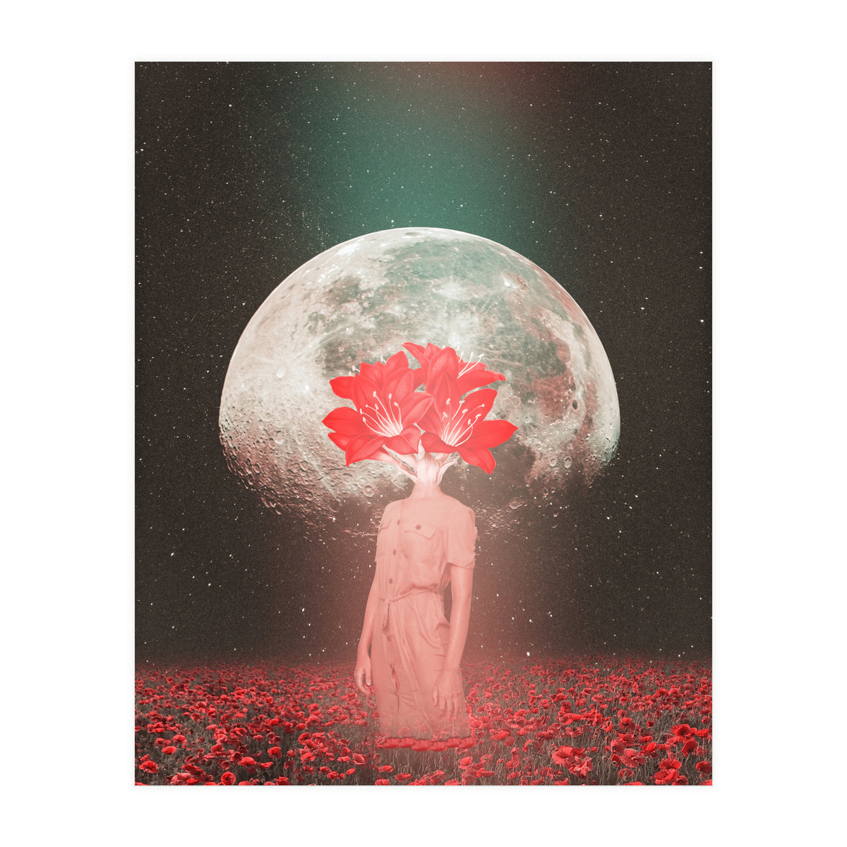 Flowers Bloom in Space (Print Only)