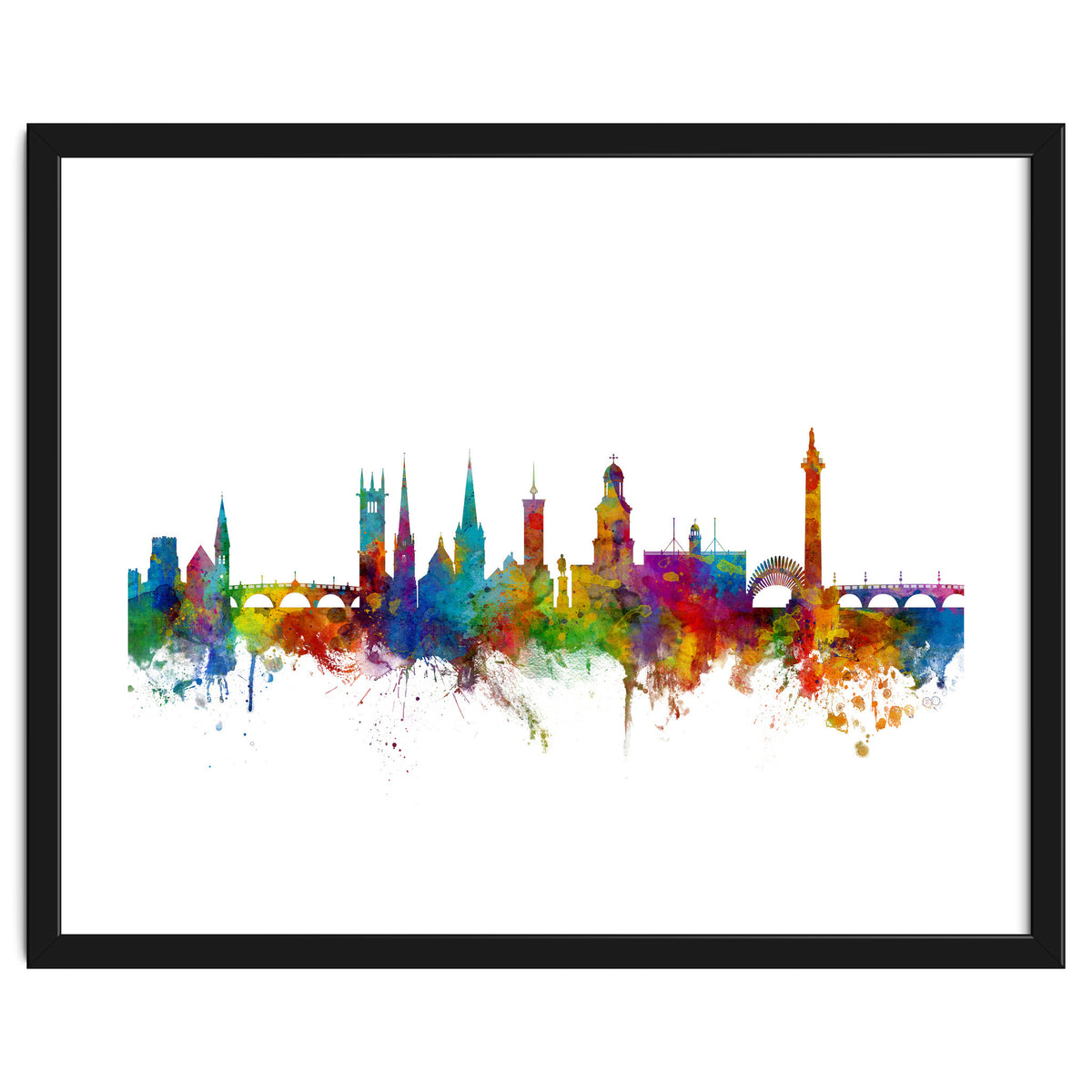 Shrewsbury England Skyline