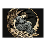 Angel On The Moon Art Nouveau (Print Only) thumbnail