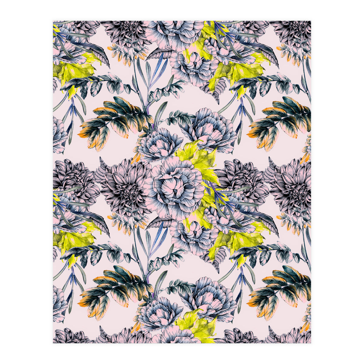 Flowering blooming in pink  (Print Only)