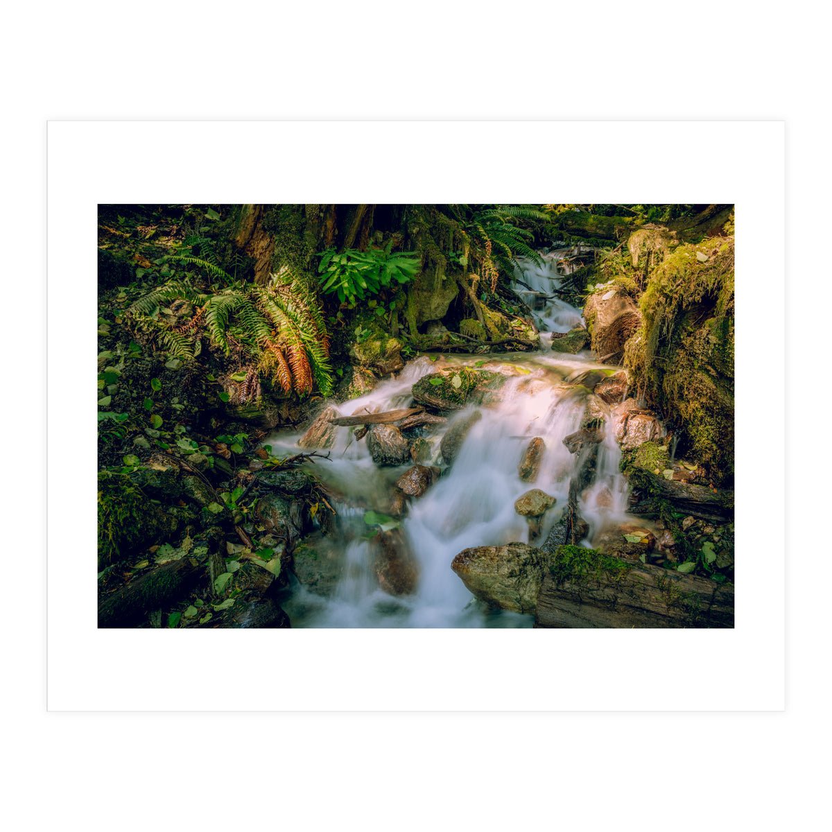Baker Waterfall - Long Exposure (Print Only)