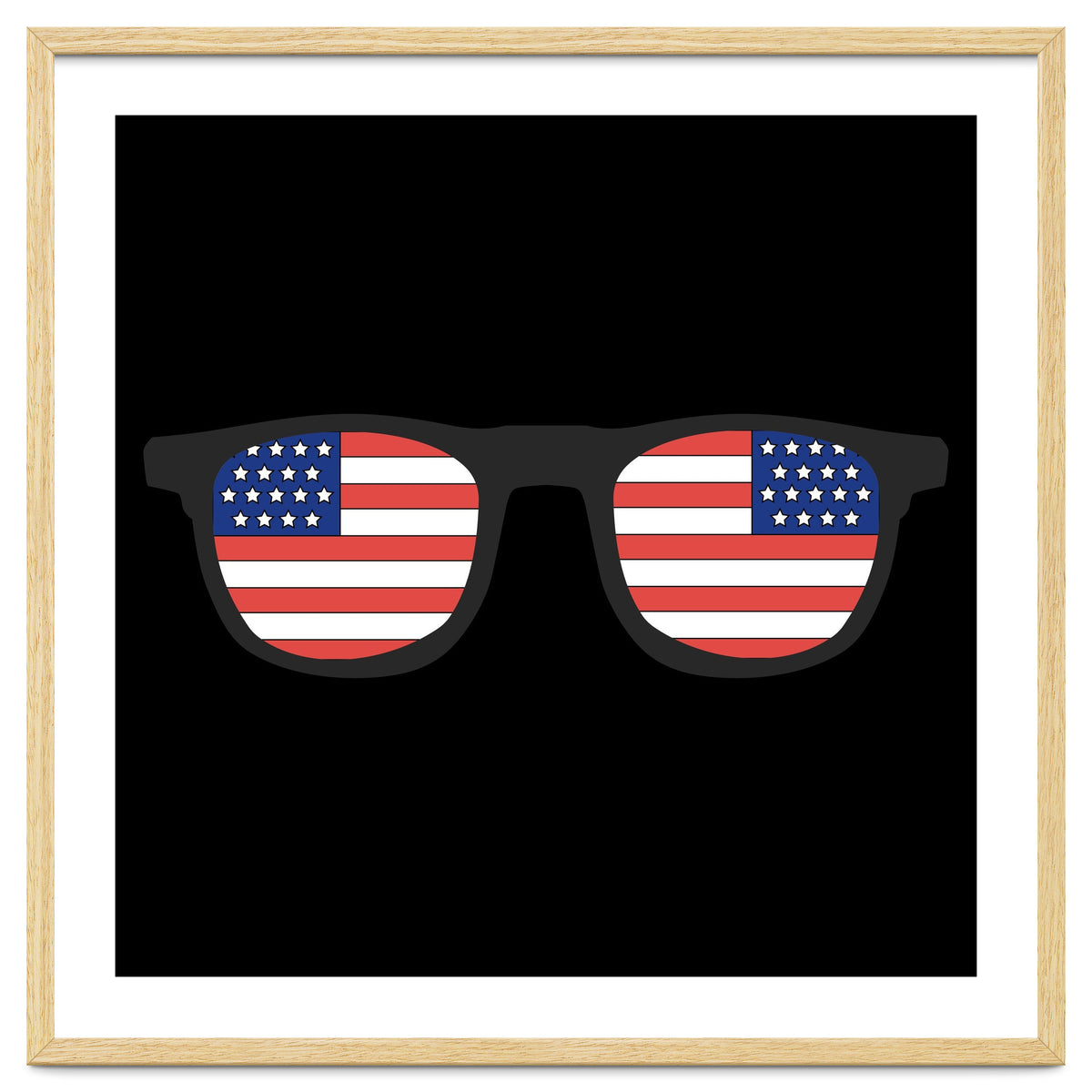 4th Of July, USA Glasses.