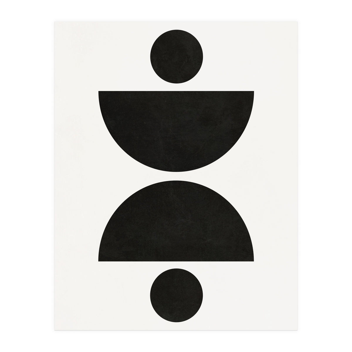 ABSTRACT AND GEOMETRIC SHAPES 02BW (Print Only)