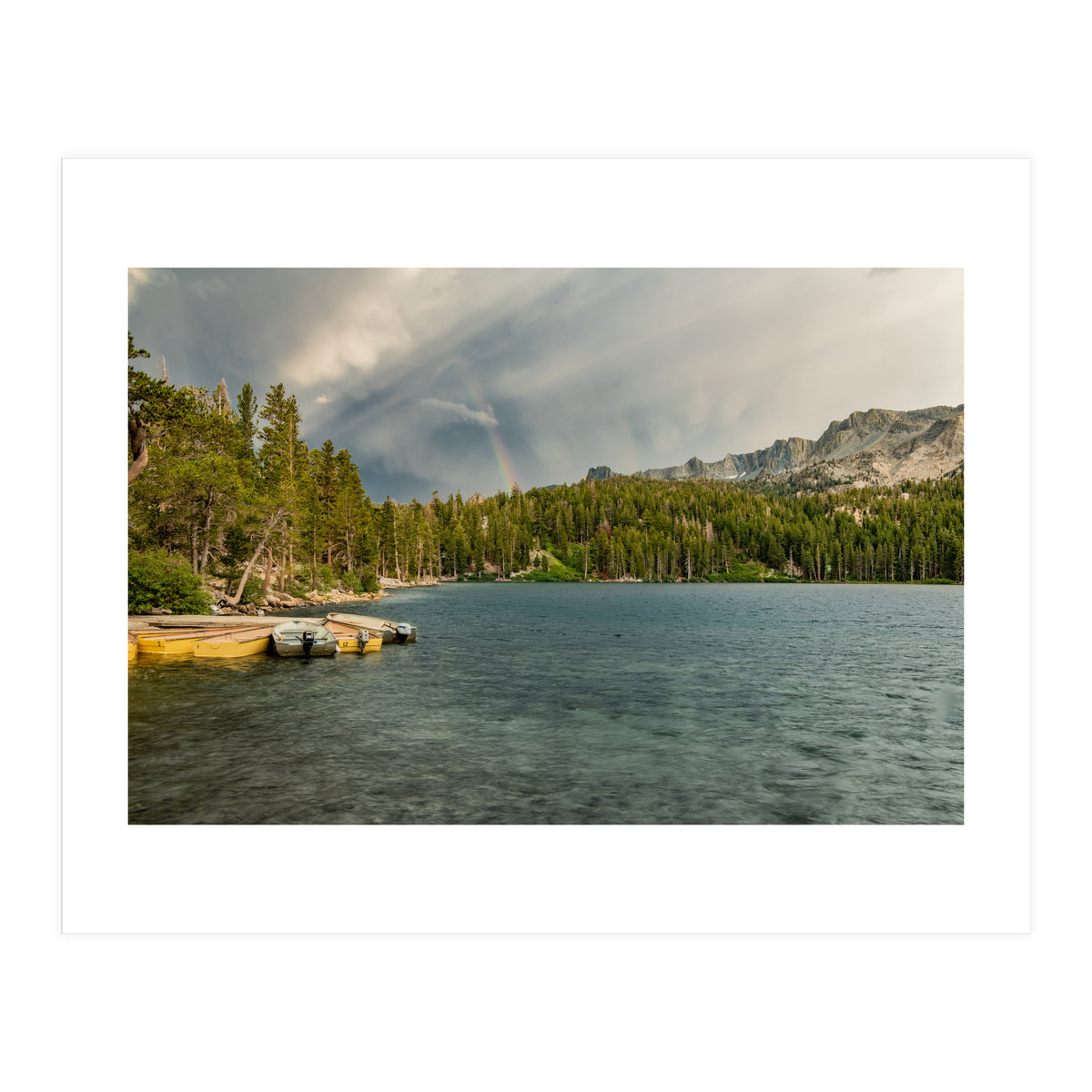 Lake George Rainbow (Print Only)
