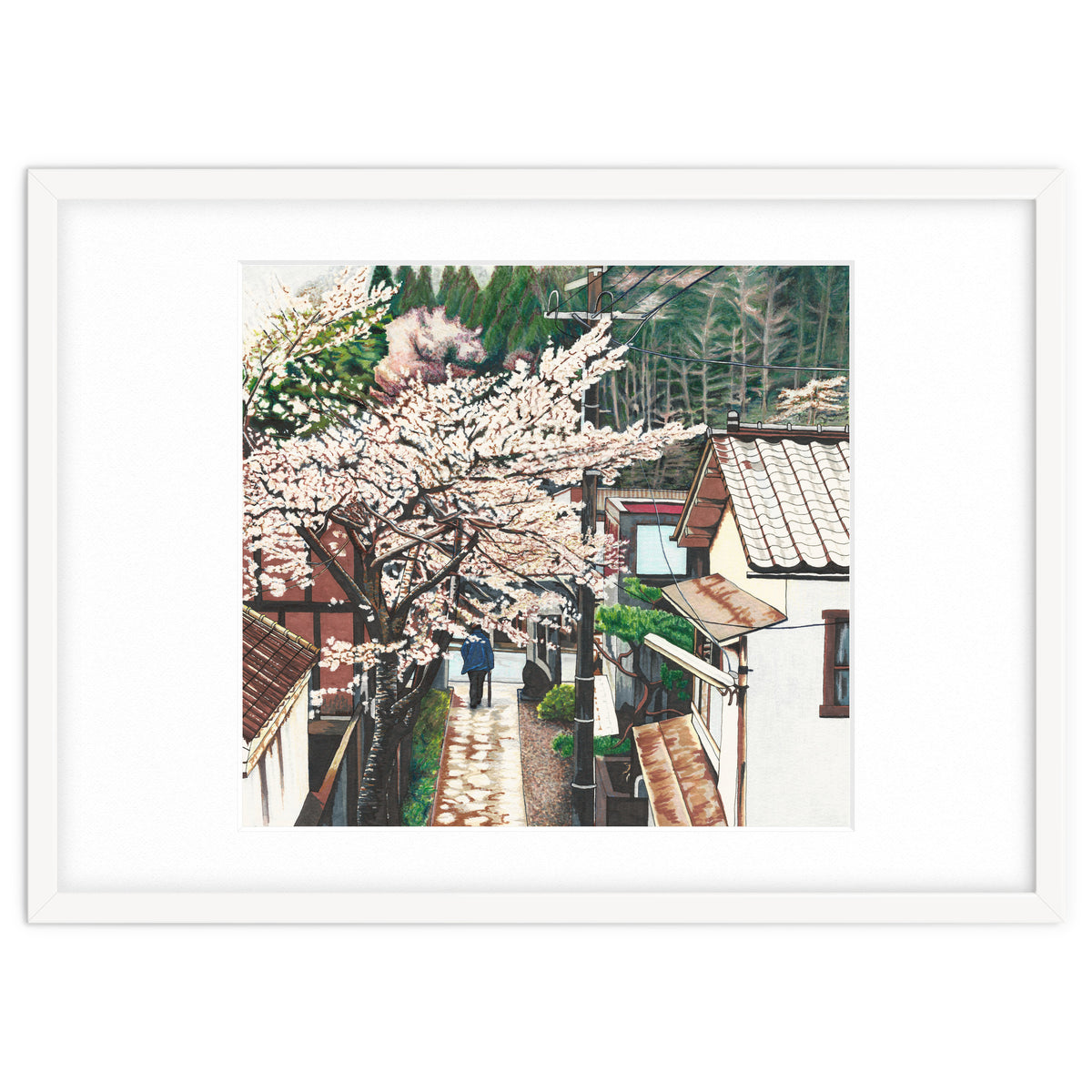 Passing by Cherry Blossoms