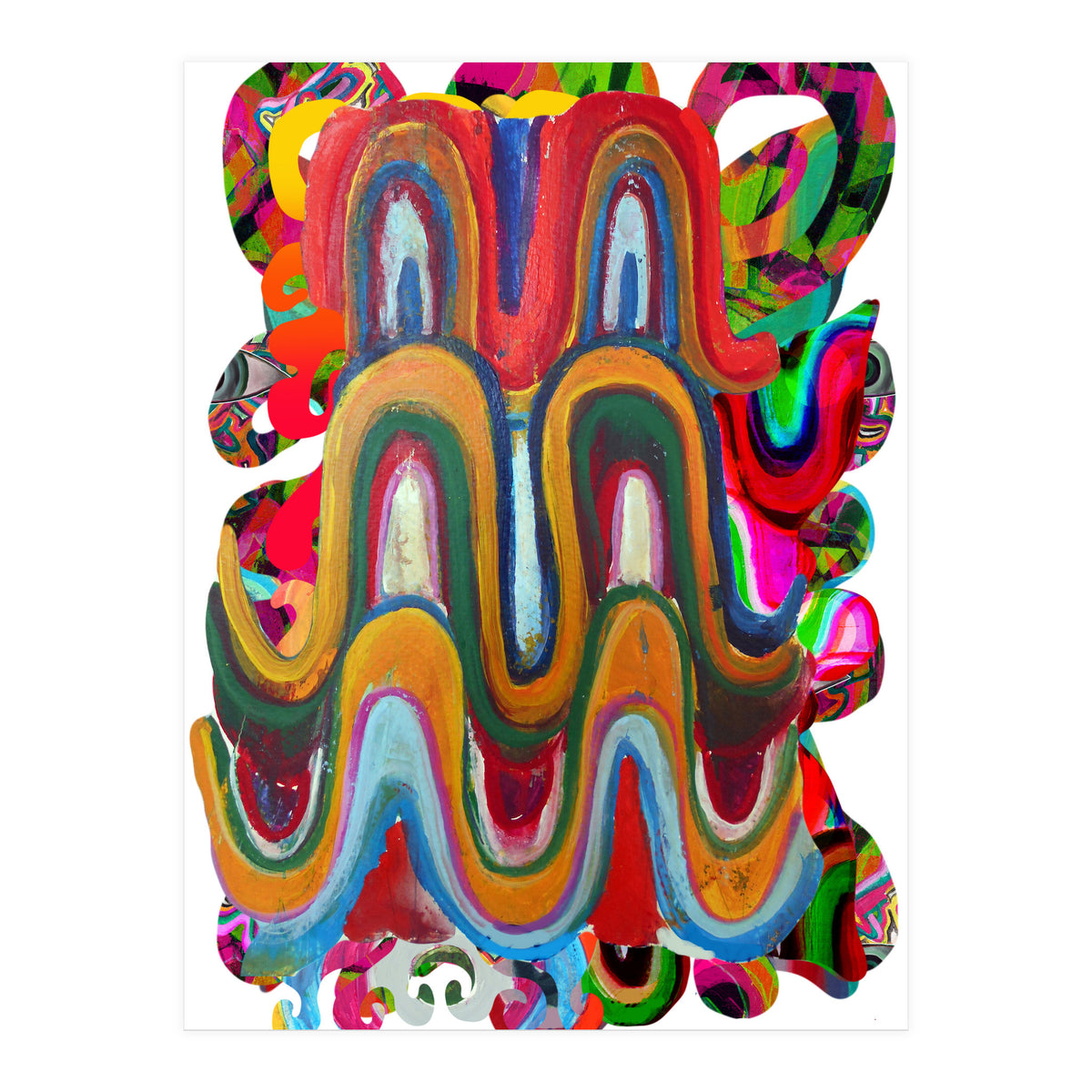 Pop Abstract Asimetrico 12 Copia (Print Only)