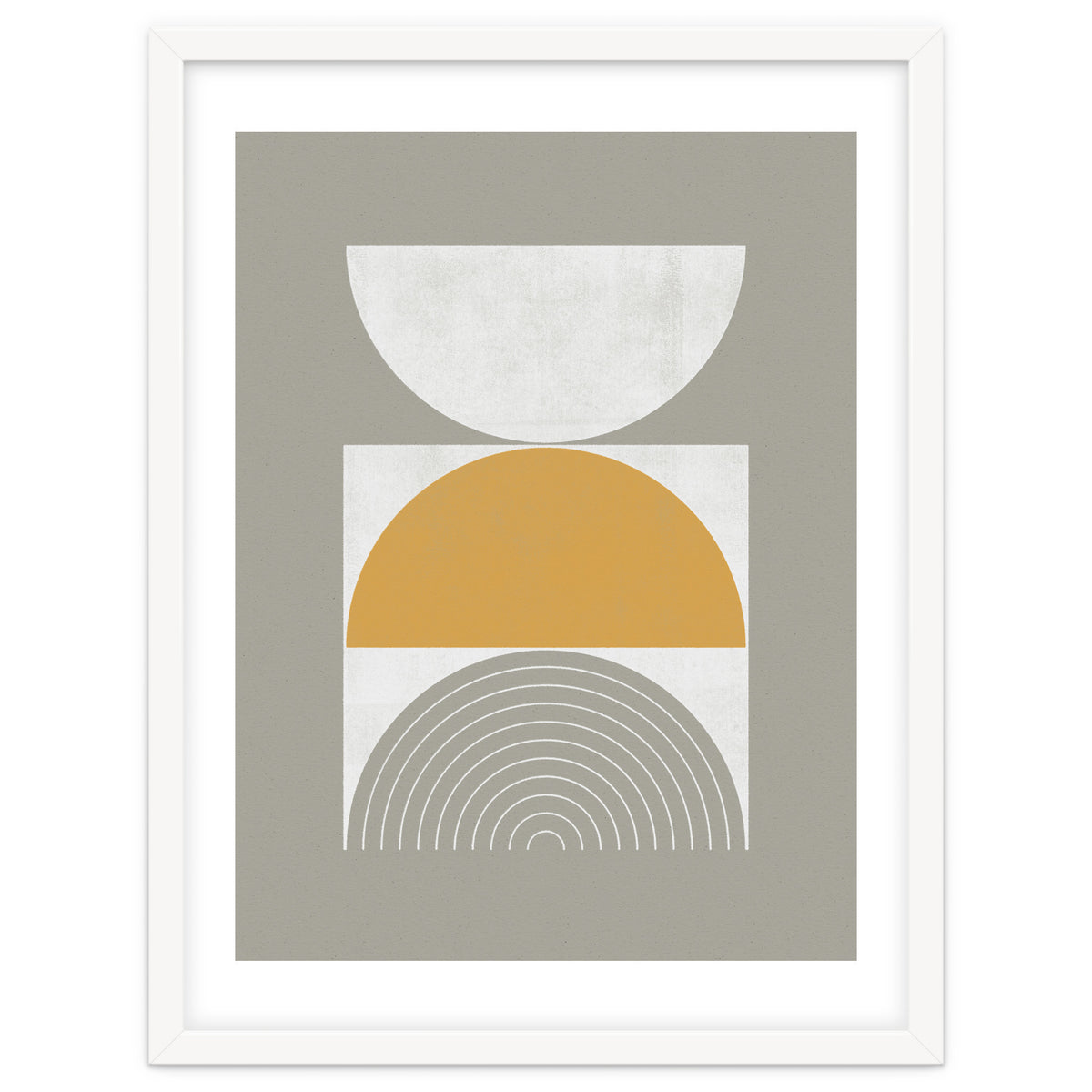 Mid-Century Modern No.29 - Woodblock Print
