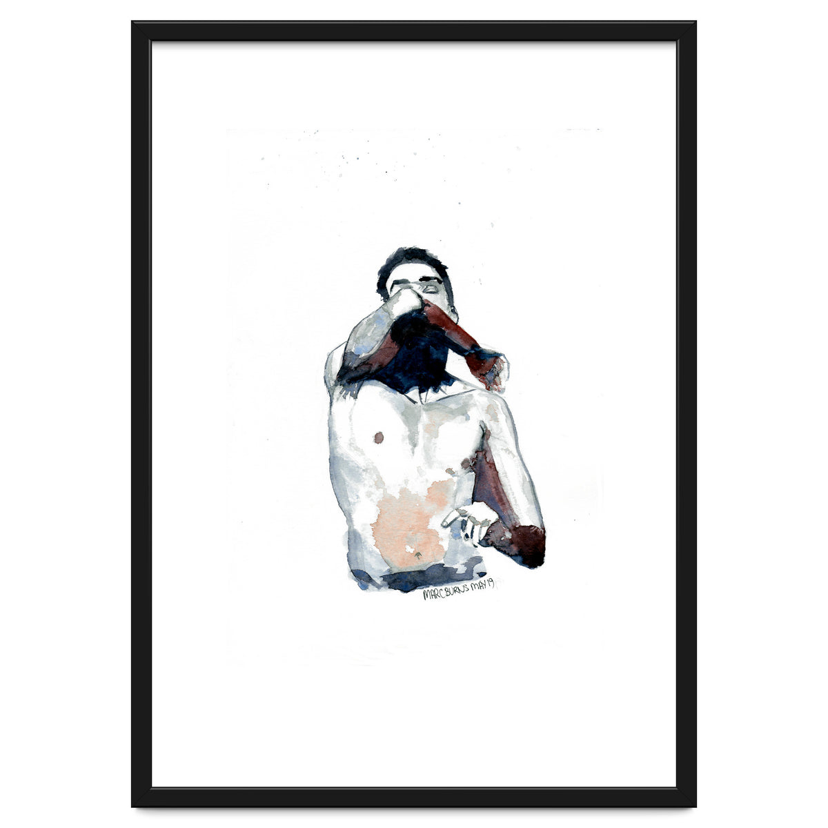 Untitled #3 - Male nude torso