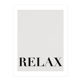 Relax White (Print Only) thumbnail