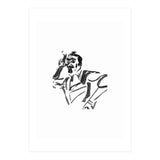 Artist and painting (Print Only) thumbnail