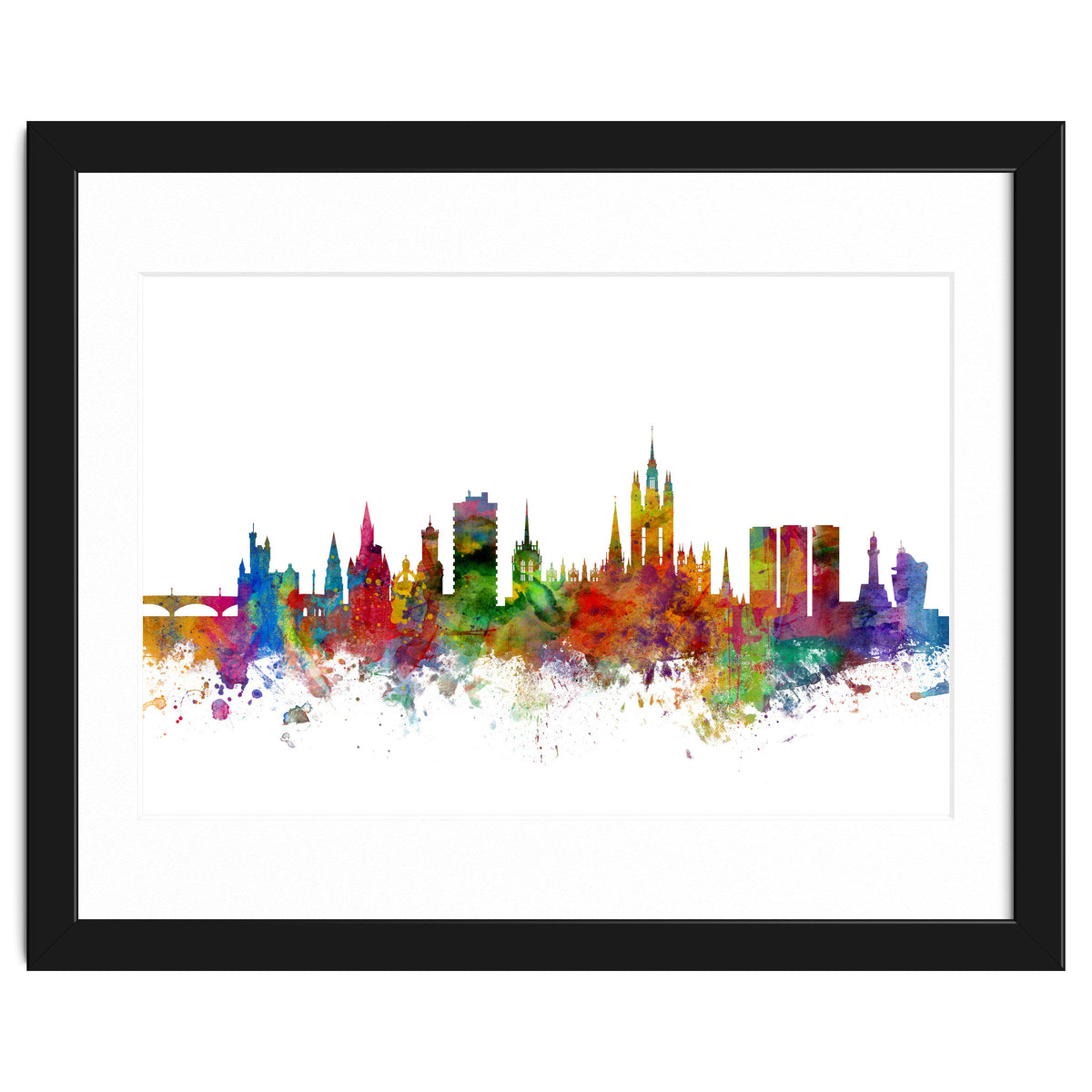 Aberdeen Scotland Skyline