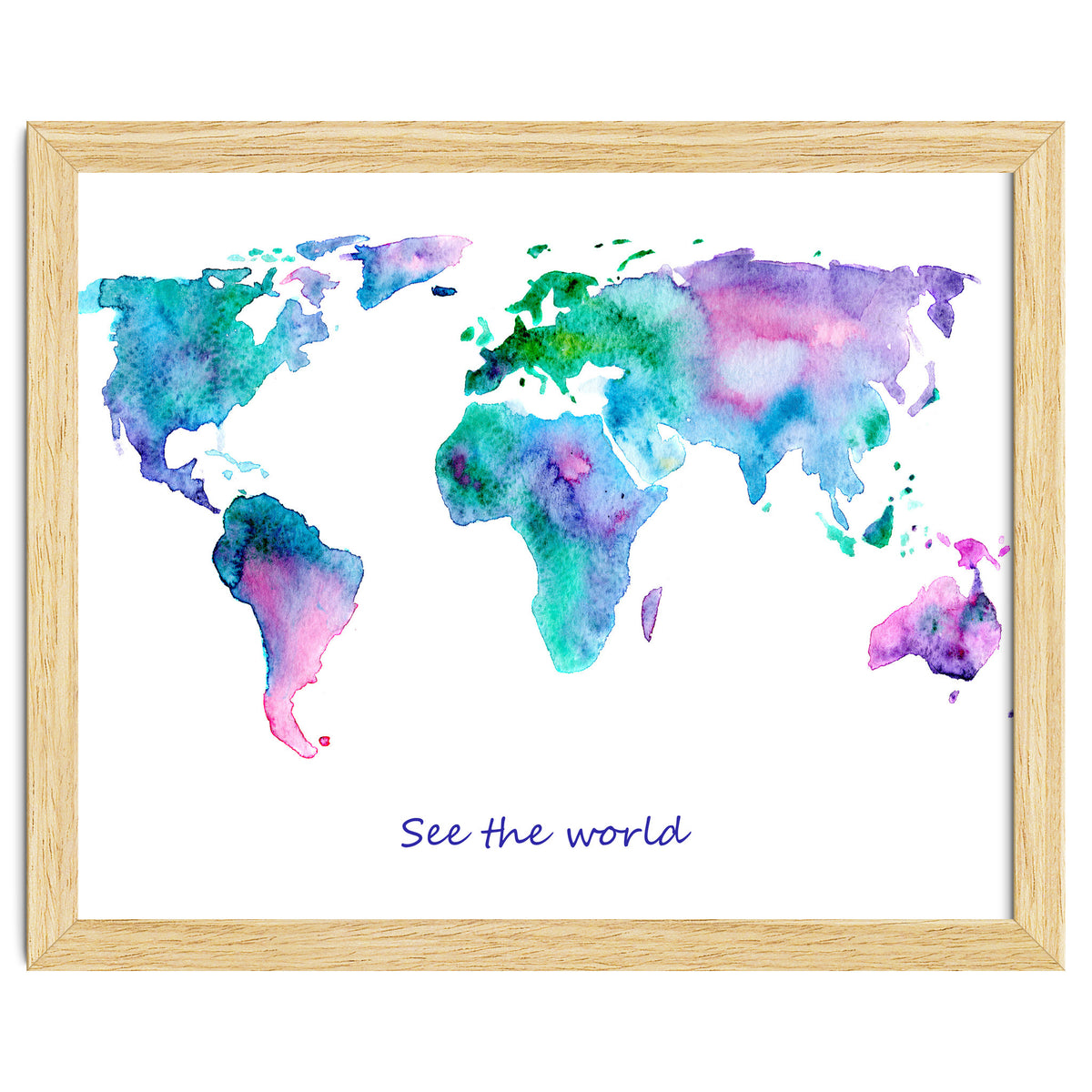 See the world || watercolor