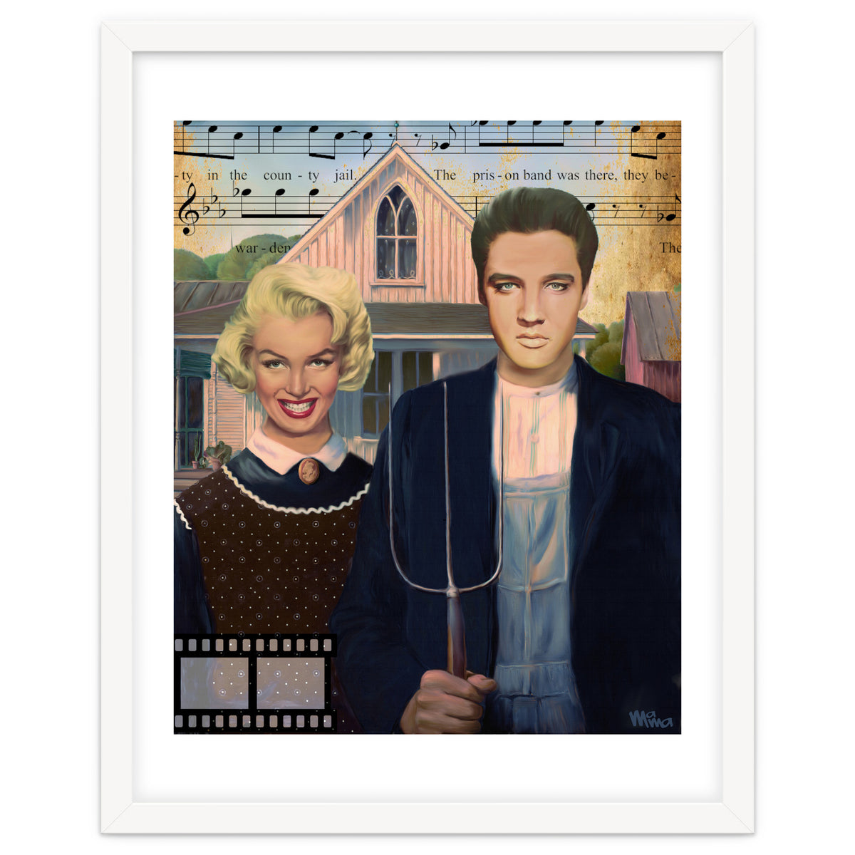 Tribute to Marilyn and Elvis