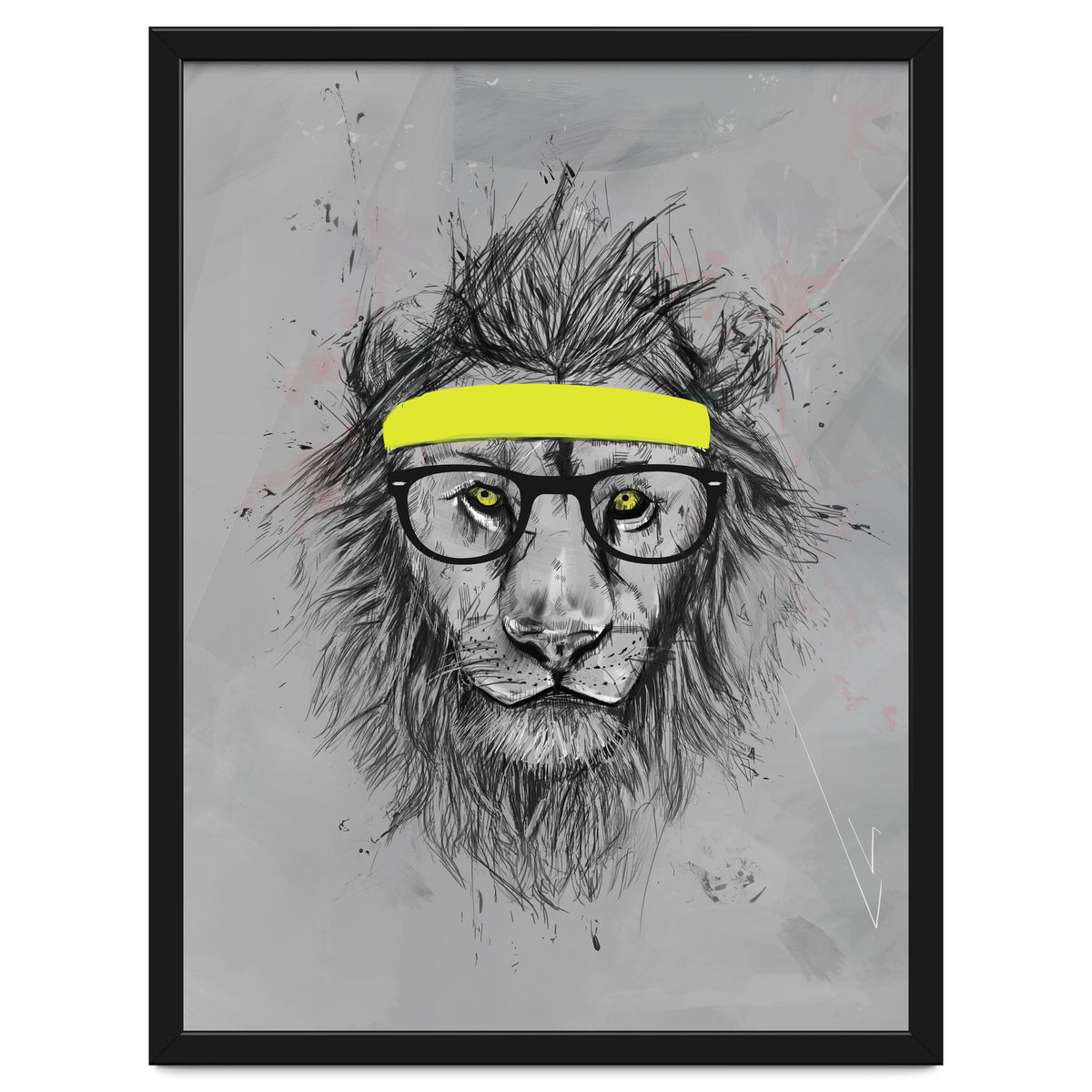 Hipster Lion