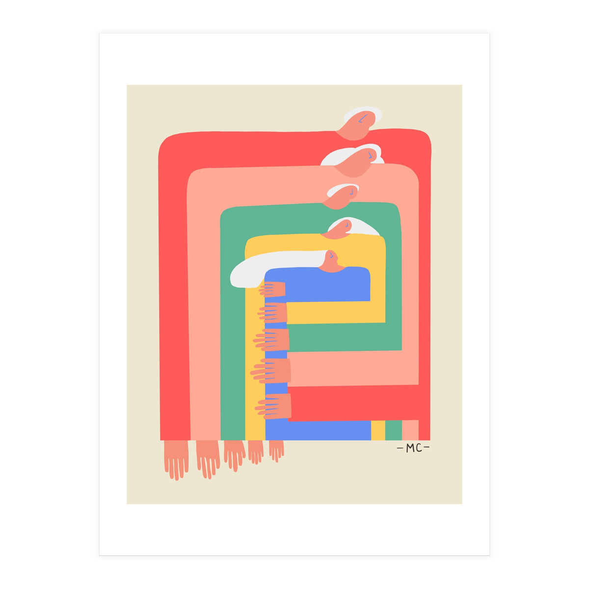 Rainbow Hug (Print Only)