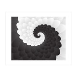 Mono Chrome Spiral Pattern  (Print Only) thumbnail