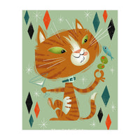 Cat A Tonic Orange Tabby (Print Only)