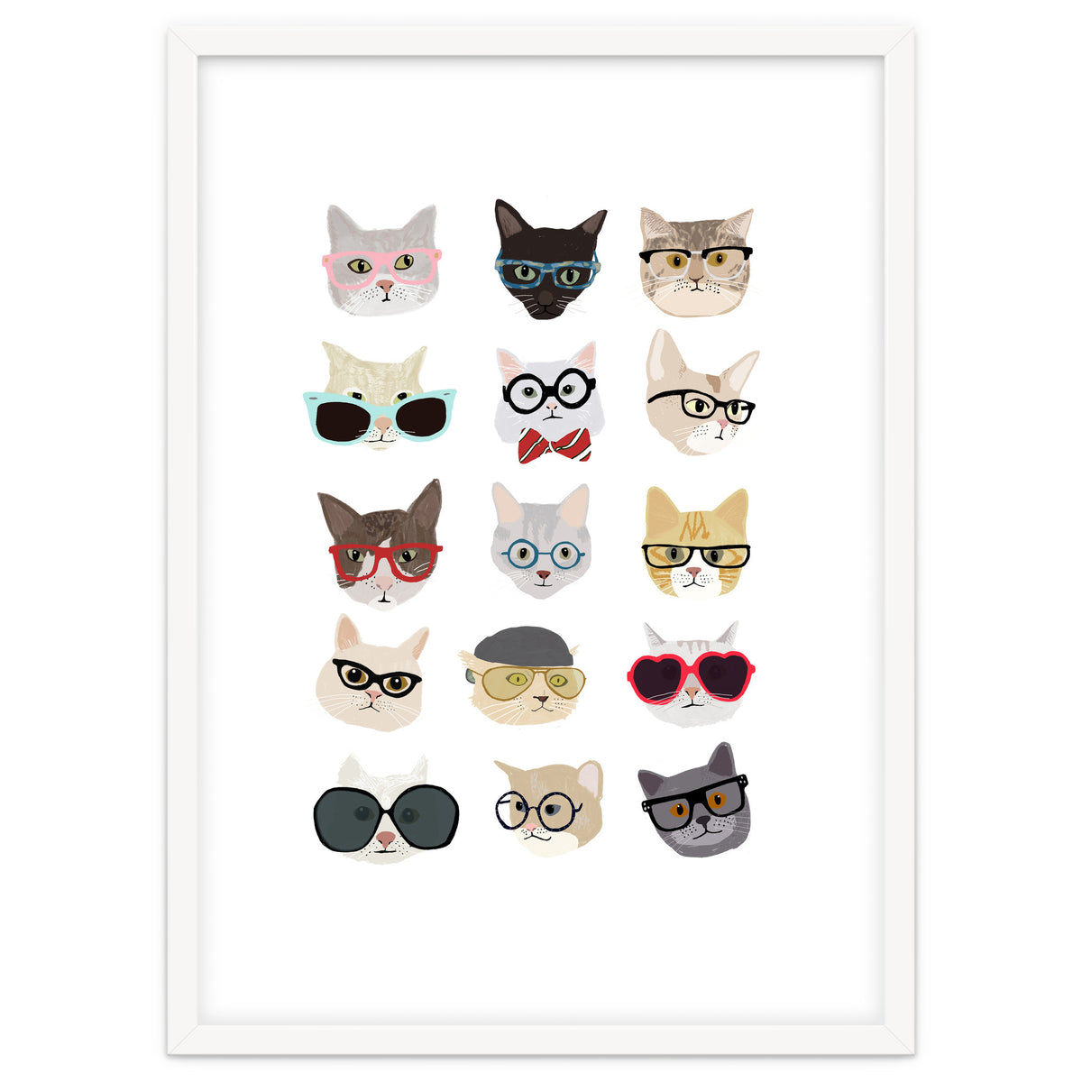 Cats in Glasses