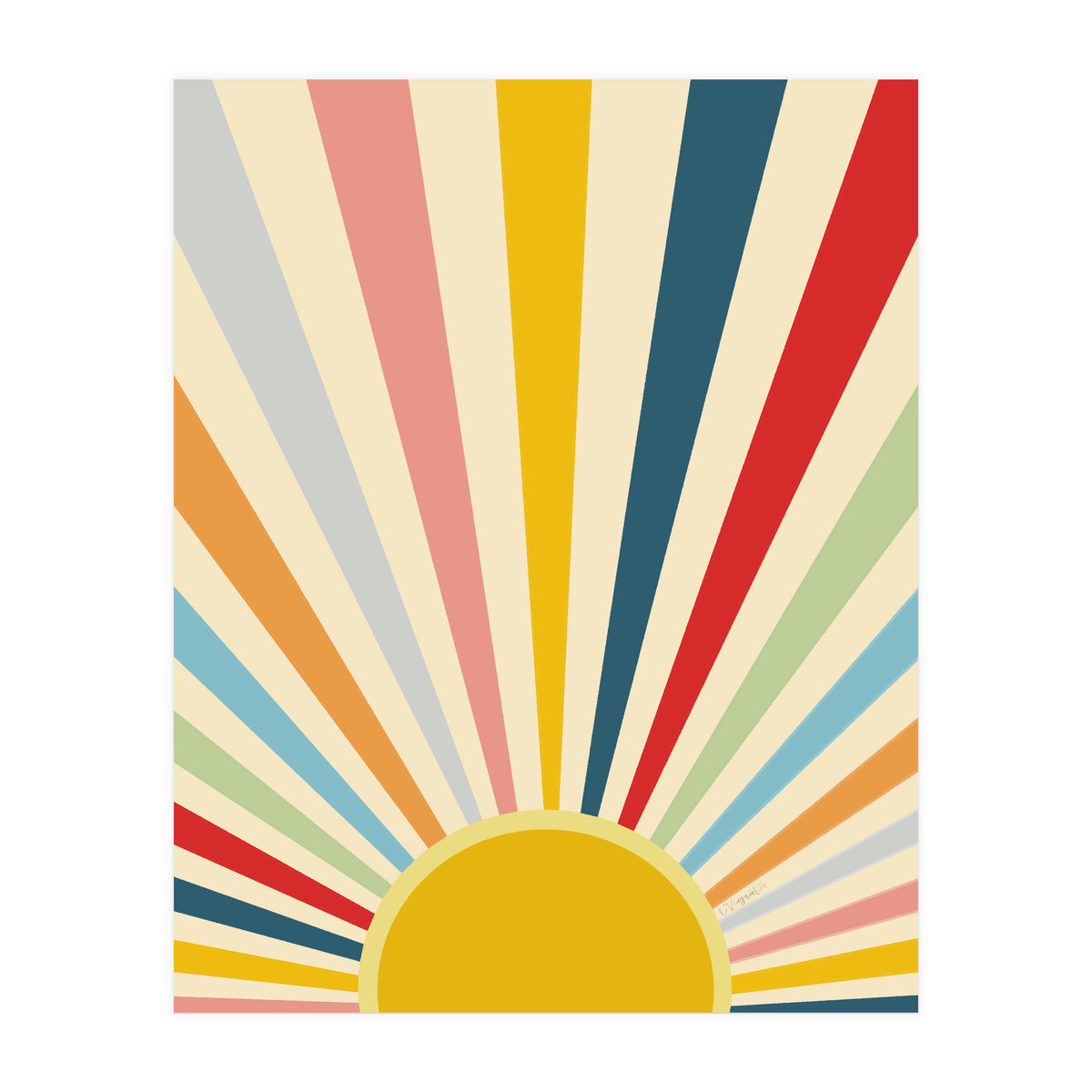 Sun Shines Inside You (Print Only)