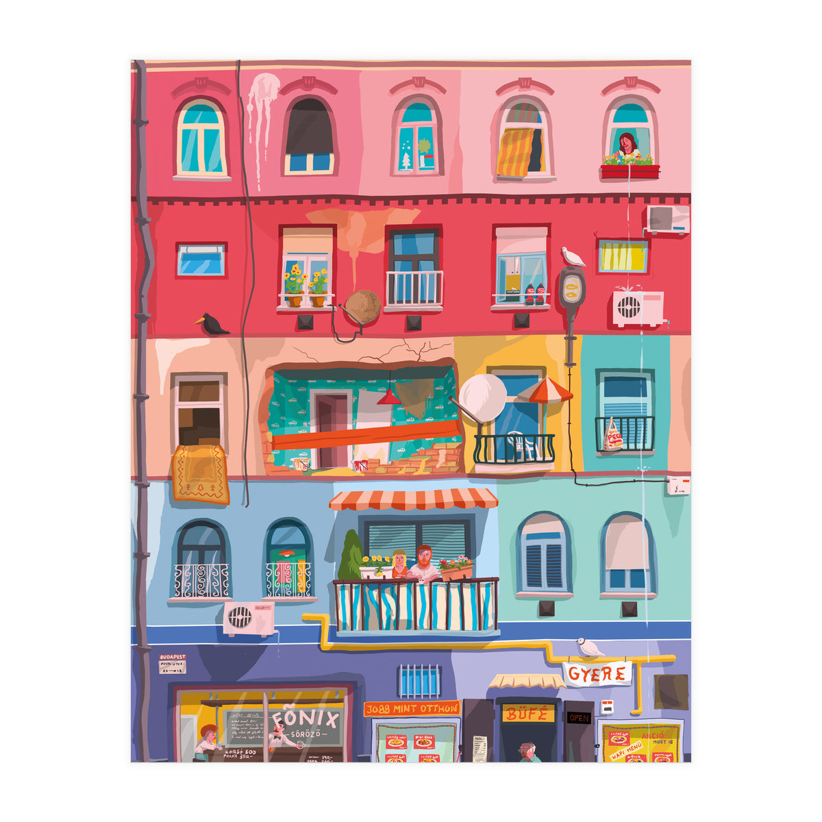 Frontage Budapest (Print Only)